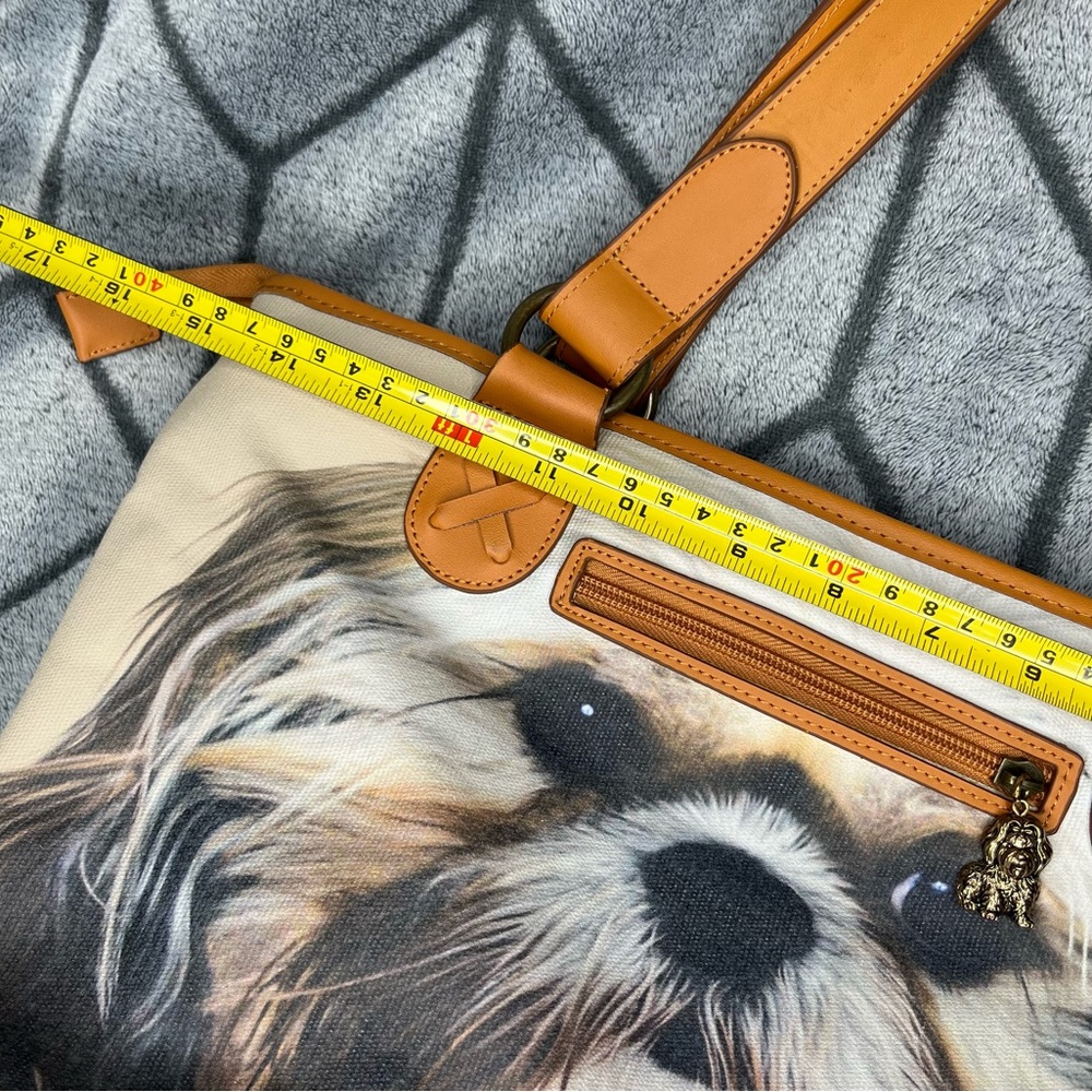 RARE Ardleigh Elliot Shih-Tzu Faithful Friends Dog Tote Handbag Purse NWOT C1 - Picture 10 of 11